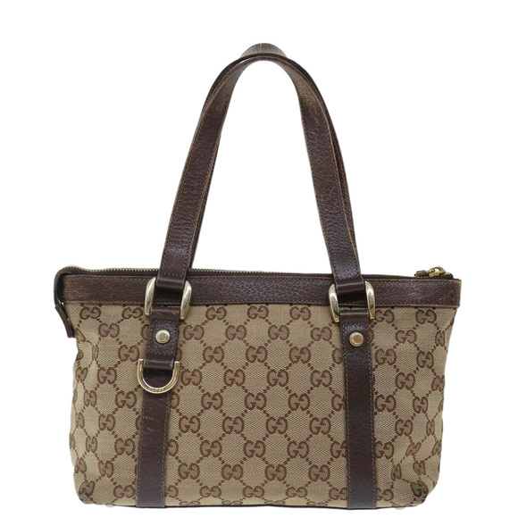 GUCCI GG Canvas Hand Bag Beige 141471 Auth ep3861 - Picture 3 of 16